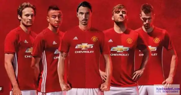 Photos:- Manchester United Unveils 2016/2017 Season Jersey